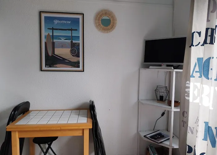 Biscarrosse-plage Jolie Maisonnette Avec Terrasse Privative - 200m De La Appartement Biscarrosse