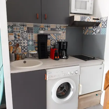 Biscarrosse-plage Jolie Maisonnette Avec Terrasse Privative - 200m De La アパート ビスカロッス